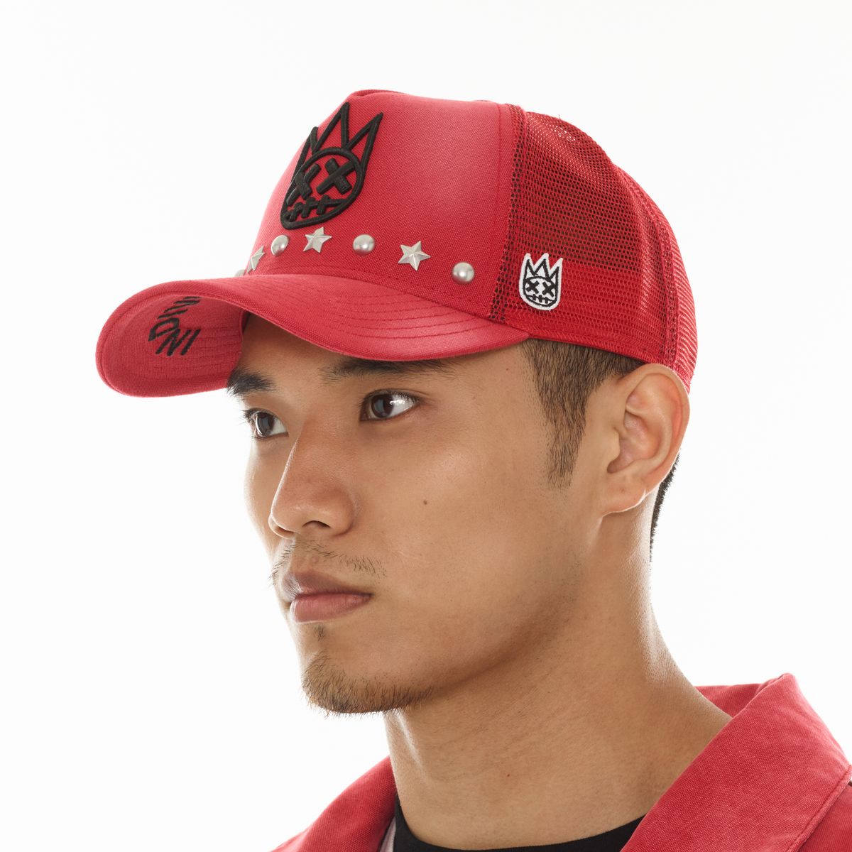Cult Of Individuality Trucker Hat "Horseman" Red
