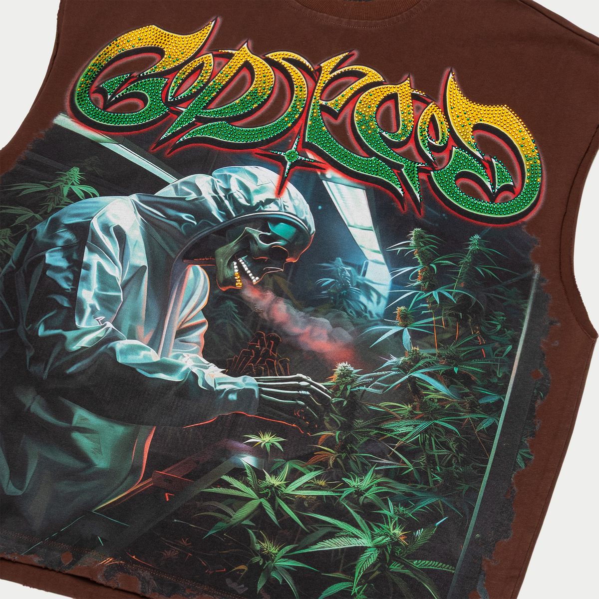 Godspeed 420 Indoor VVS Sleeveless Tee Brown