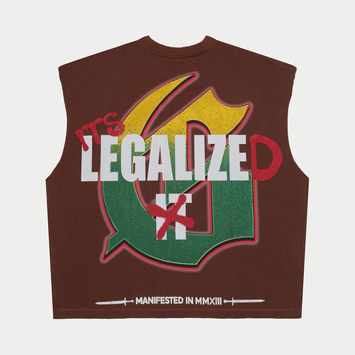 Godspeed 420 Indoor VVS Sleeveless Tee Brown