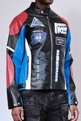 First Row Post Human Racing Jacket Black