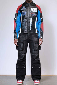 First Row Post Human Racing Jacket Black