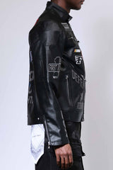 First Row Caution not so quiet racing jacket Black