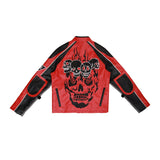 First Row Wake Up And Be Fierce Racing Jacket Red