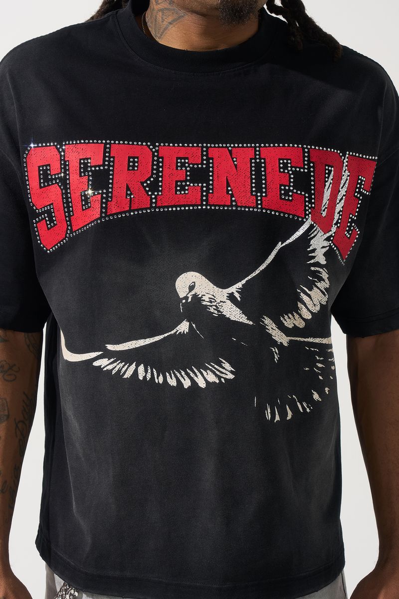 Serenede Spectral Tee Black / Red