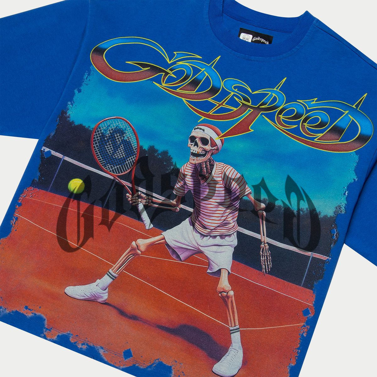 Godspeed Top Spin Tee Blue Wash