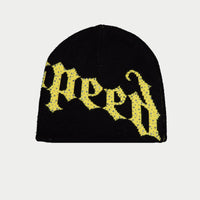 Godspeed OG Logo Studded Beanie Black/Yellow