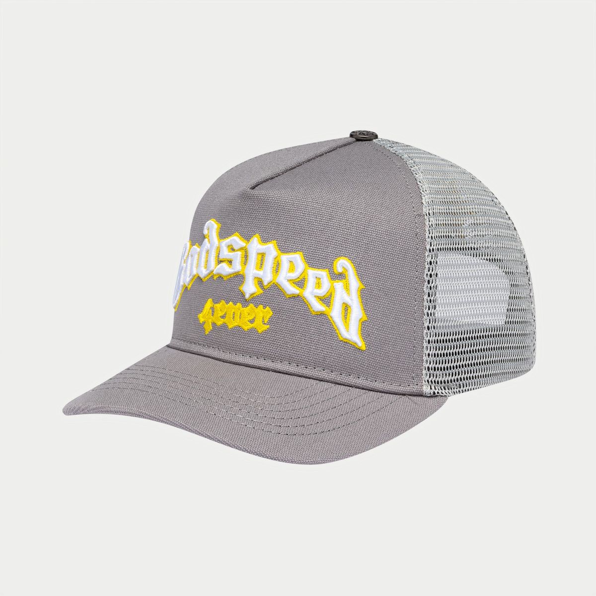 Godspeed Gs Forever Trucker Hat Grey/Yellow