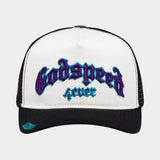 Godspeed Gs Forever Trucker Hat Teal/Purple