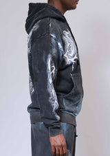 First Row Tribal baggy Jogger Set Black