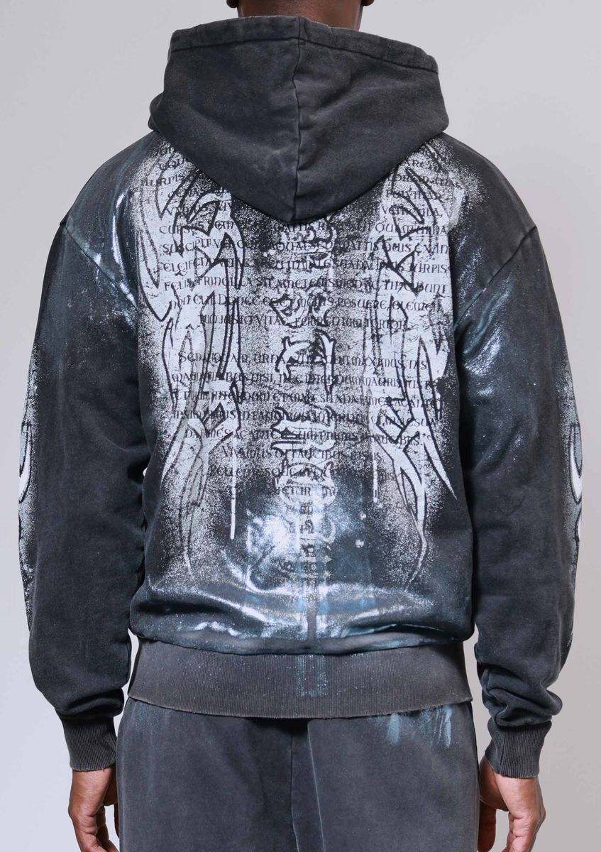 First Row Tribal baggy Jogger Set Black