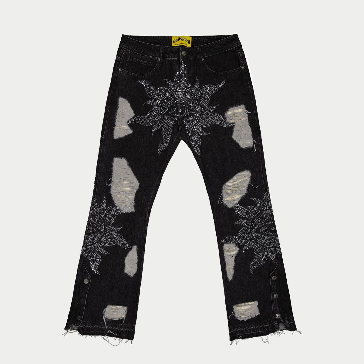 Godspeed Crystal Vizion Jeans Black
