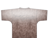 Majestik Men's Rhinestone Garment Dyed DTG Print Tee Brown