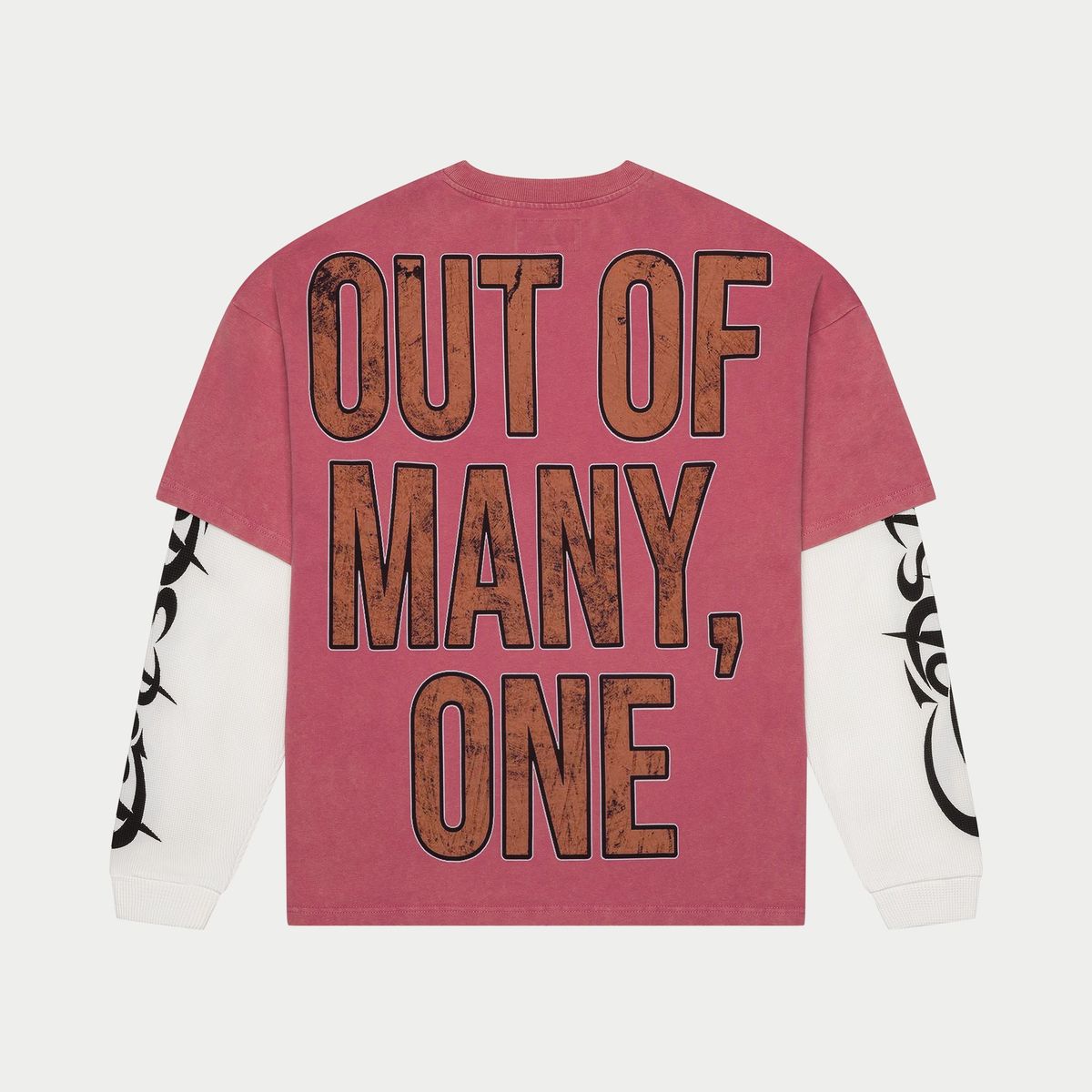 Godspeed Space Traveler Layered L/S Tee Pink