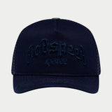 Godspeed GS Forever Trucker Hat Midnight Navy Blue