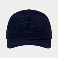 Godspeed GS Forever Trucker Hat Midnight Navy Blue