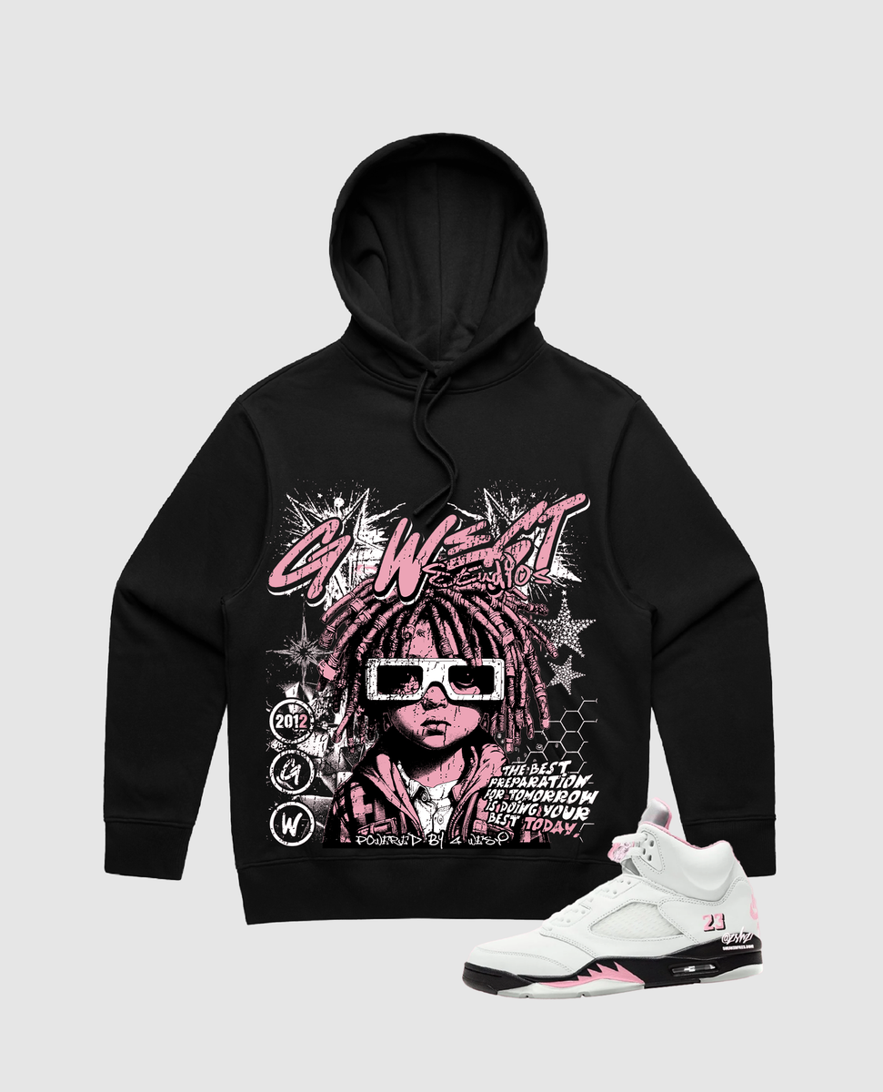 G west Kids urban genesis hoodie Black/pink