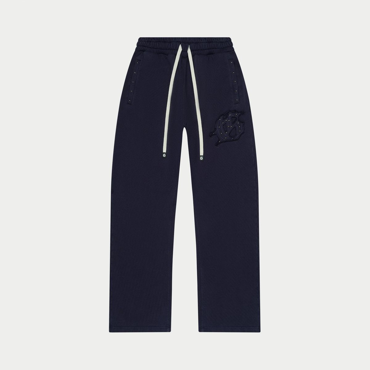Godspeed Symmetric Studded Jogging Set Navy Blue