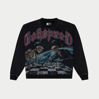 Godspeed Checkmate Sweater Black