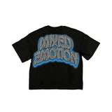 Mixed Emotion Rhinestone sprit tee black