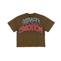 Mixed Emotion Rhinestone Apocalypse Tee Brown