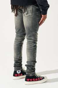 Serenede Gunmetal Jeans Steel Blue Grey Overdye
