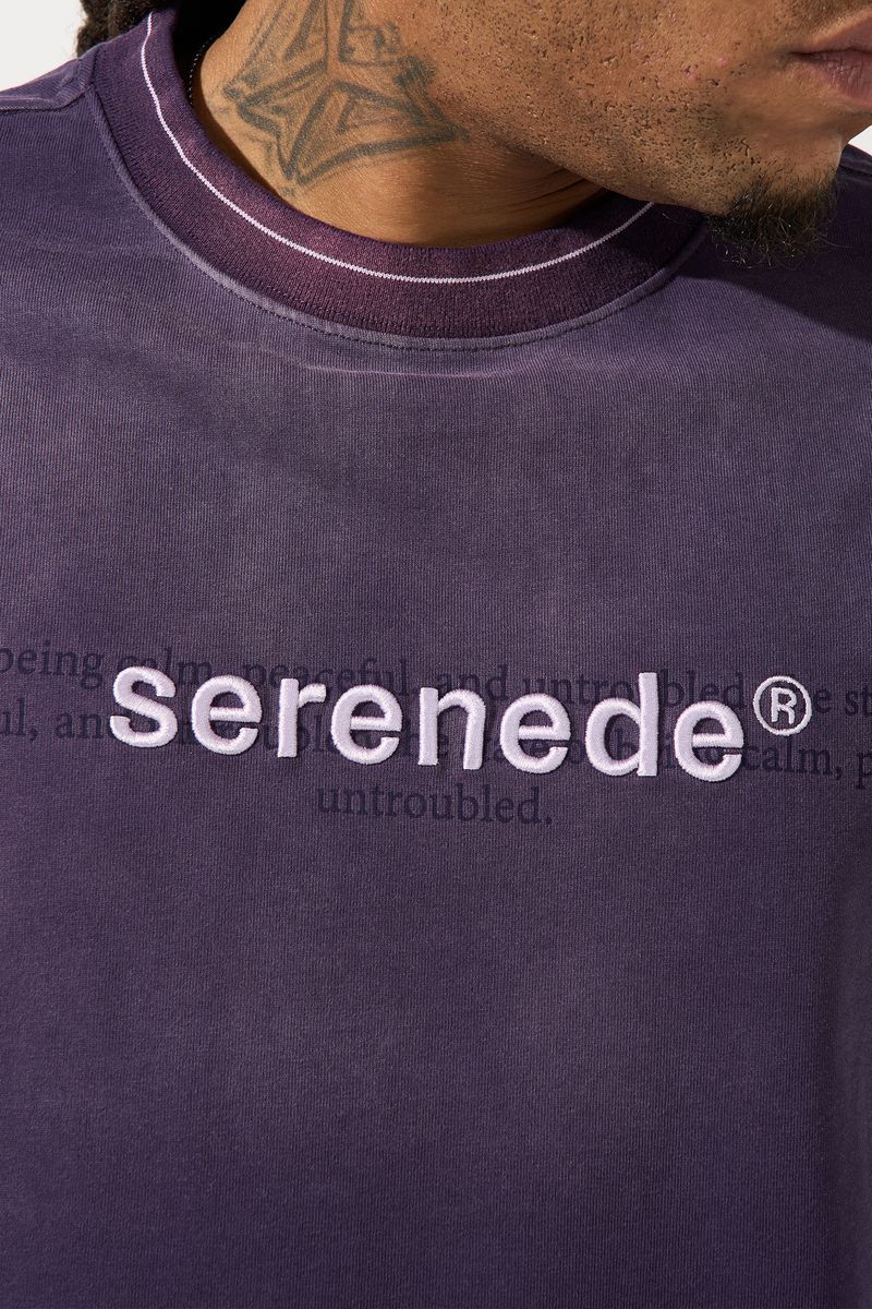 Serenede SKYLETTER Tee Grape