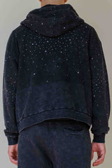 First Row Made In Heaven Shining Angel Stacked Jogger set Black