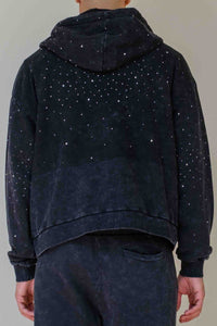 First Row Made In Heaven Shining Angel Stacked Jogger set Black