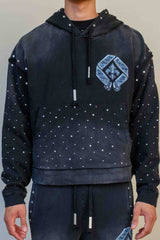 First Row Faith Dealer A Sacred Vow Sublime Light Stacked Jogger set Black