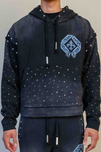 First Row Faith Dealer A Sacred Vow Sublime Light Stacked Jogger set Black