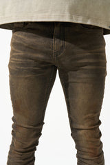 SERENEDE Cortado Espresso Brown Coffee Wash Jeans