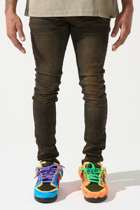 SERENEDE Cortado Espresso Brown Coffee Wash Jeans