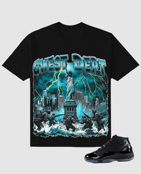 G West Men's Liberty Storm Black Tee