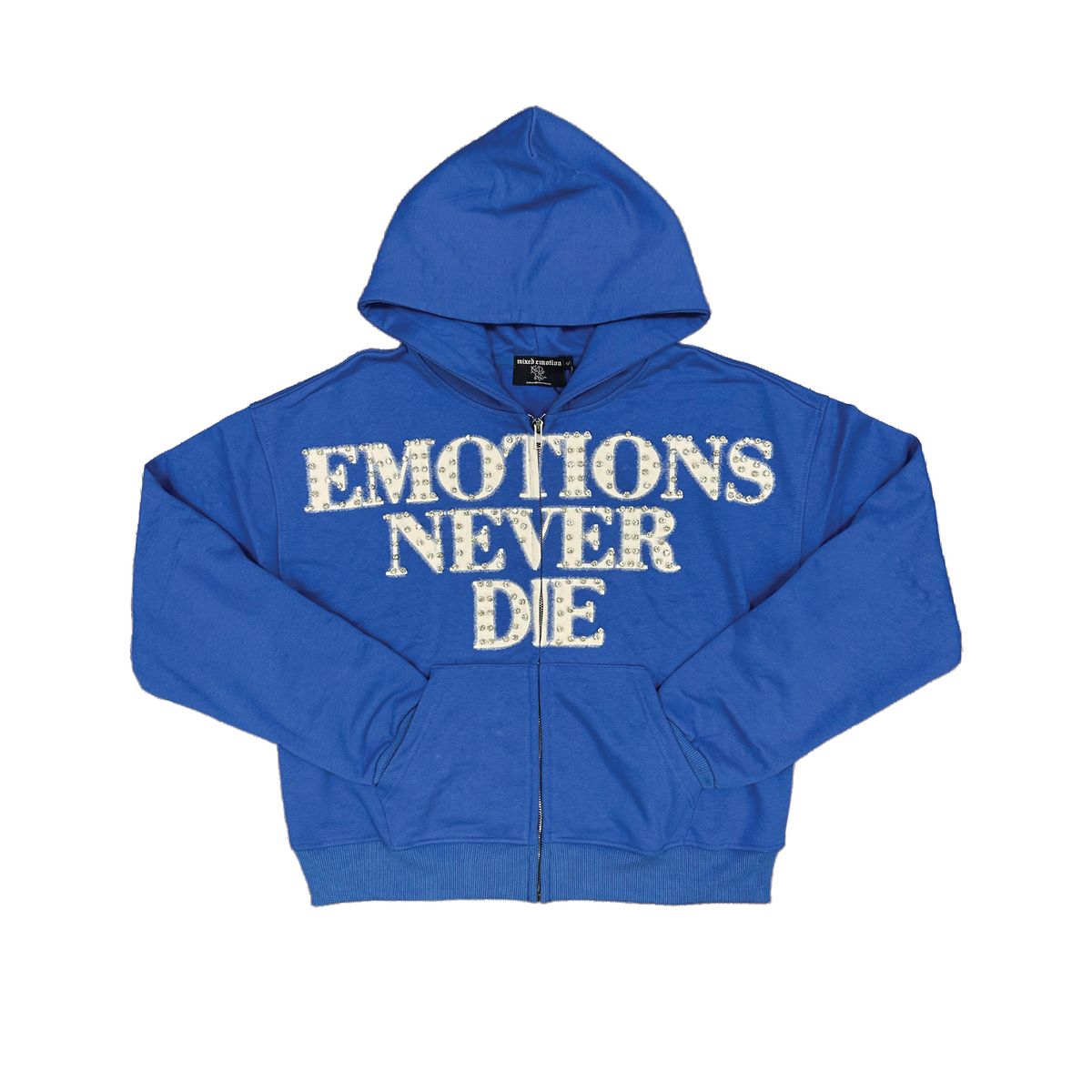 Mixed Emotion ‘End’ Hoodie Blue