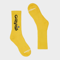 Godspeed New Age Logo Sock Yellow