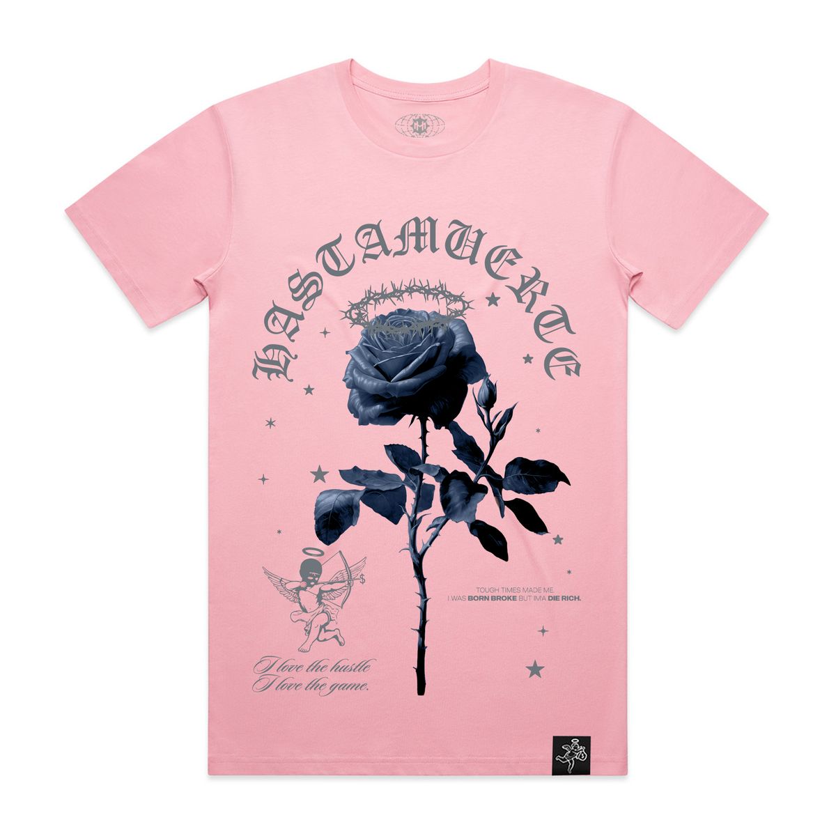 Hasta Muerte Ilth Halo Rose Tee Pink