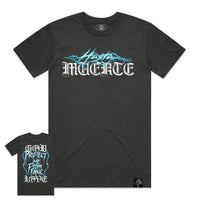 Hasta Muerte HM Static Faith Tee Coal