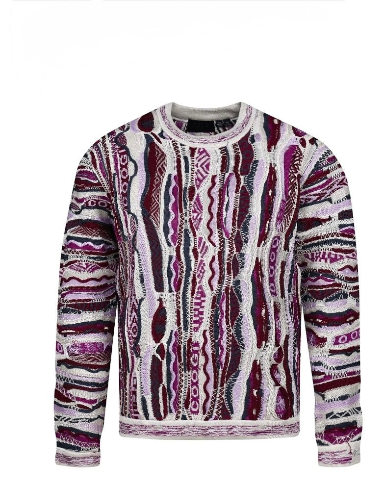 Coogi Australia Crewneck Sweater Pacific Maroon