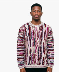 Coogi Australia Crewneck Sweater Pacific Maroon