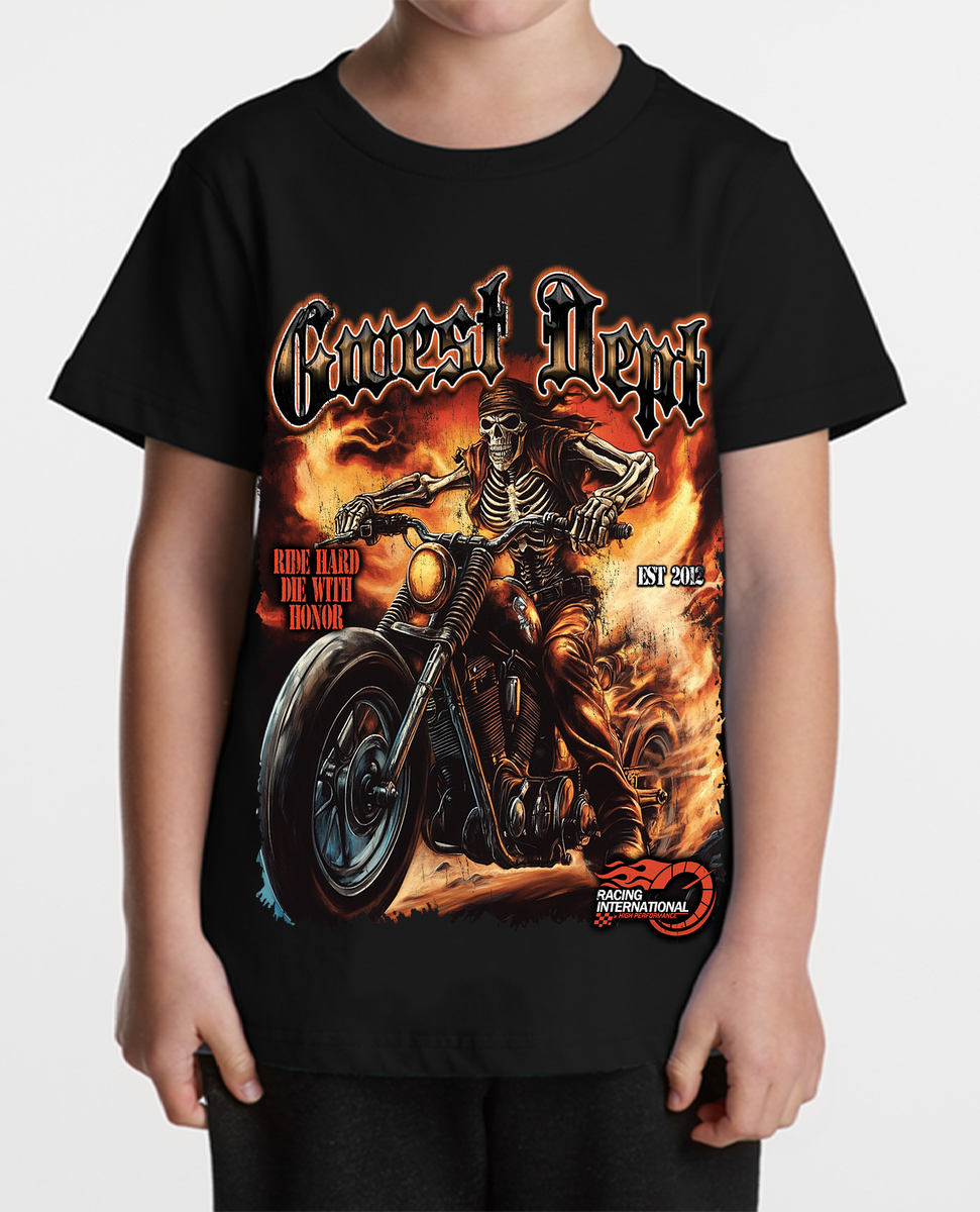 Gwest Kids Ghost Heat Tee Black