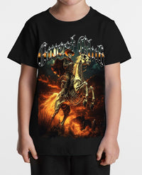 G west Kids Rider Of Flames Tee Black