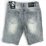 Anom 'Prime' Denim Shorts Light Gray Wash