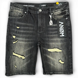 Anom 'Striker' Denim Shorts Vintage Black Wash