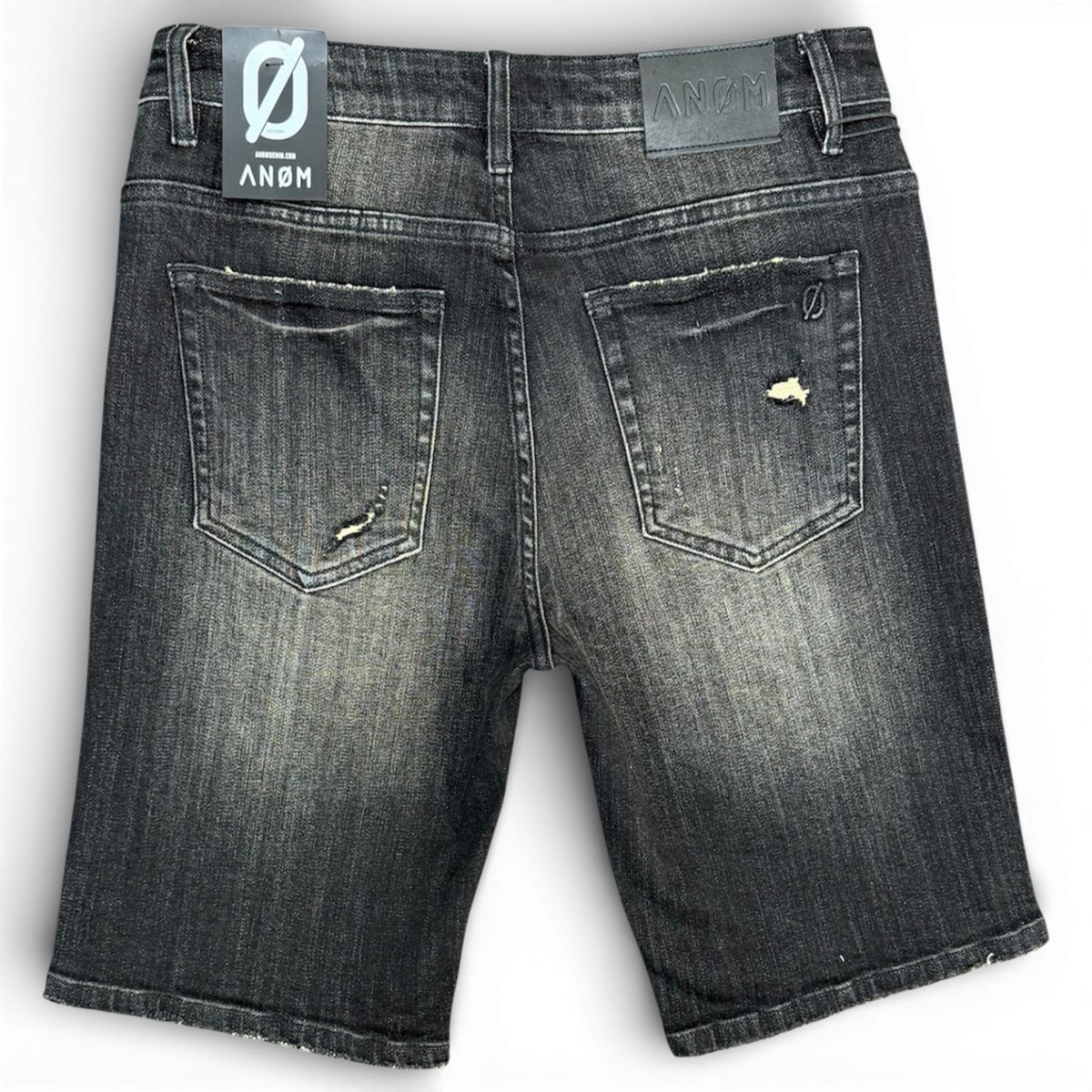 Anom 'Striker' Denim Shorts Vintage Black Wash