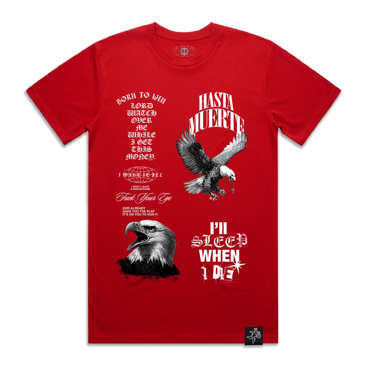 Hasta Muerte Laj3 HM Faithful Tee Red