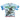 Majestik Men's Tapestry Rhinestone Tee Light Blue