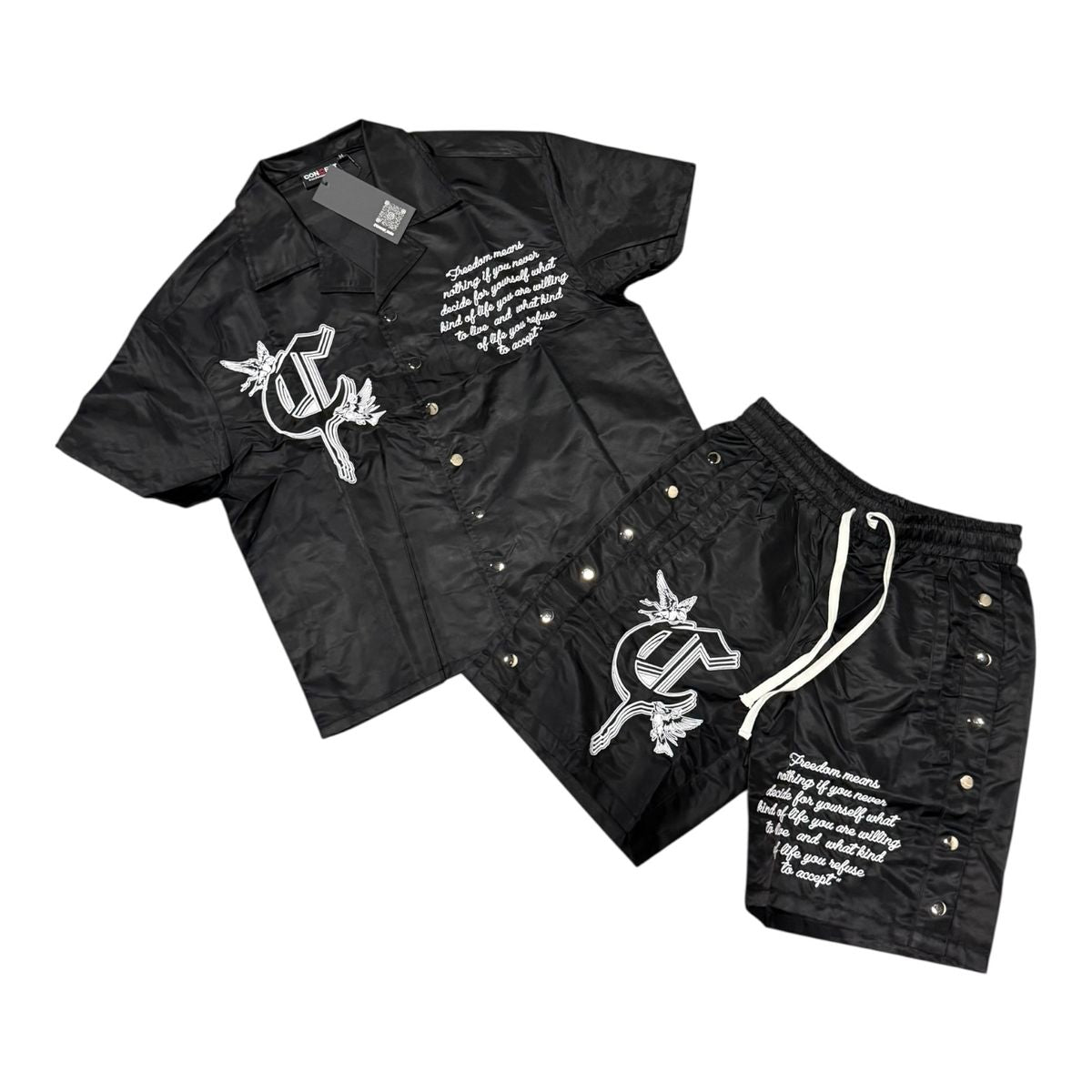 Concept Freedom Nylon Short Set Black