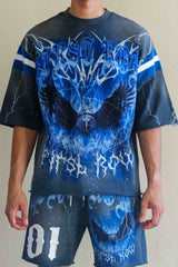 First Row Above All Things Wings Of Dominion Tee Dark Grey