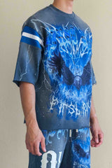 First Row Above All Things Wings Of Dominion Tee Dark Grey