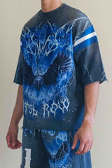 First Row Above All Things Wings Of Dominion Tee Dark Grey